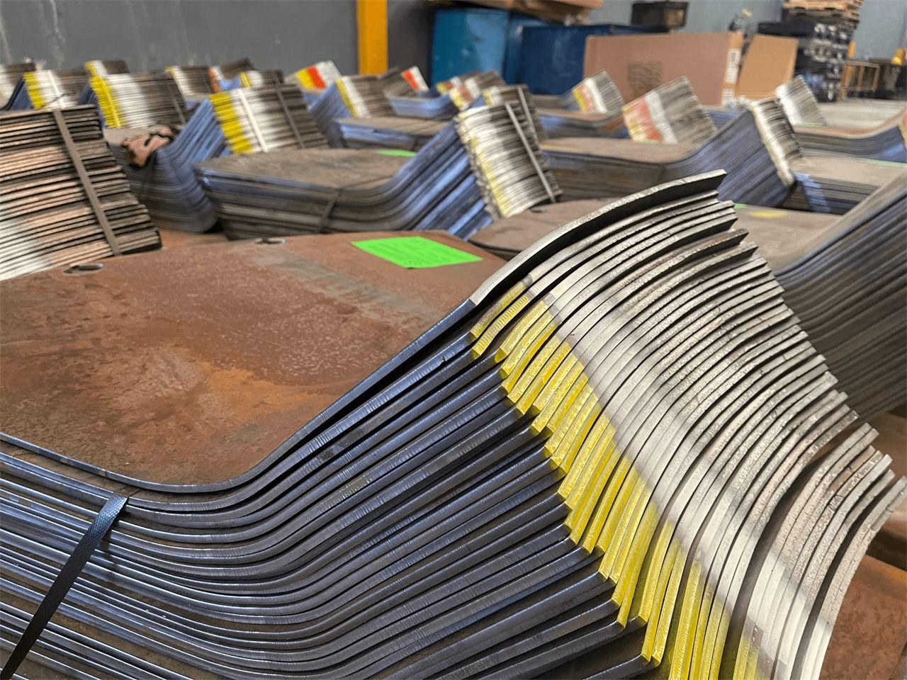 Lote de piezas estampadas de alta resistencia